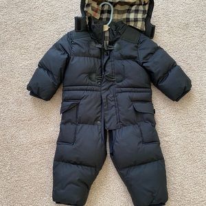 💥sold💥baby Burberry down filled overall suit
